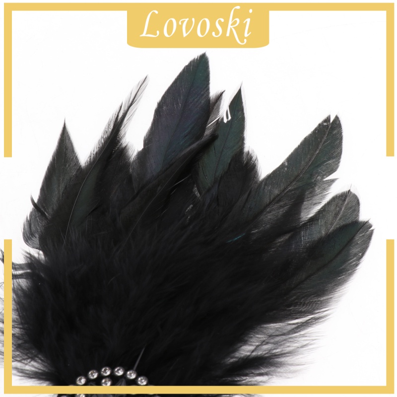 Băng Đô Lông Vũ Đính Đá Phong Cách Thập Niên 1920