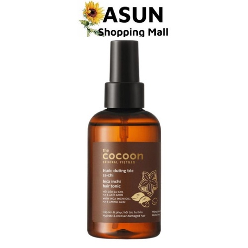 Nước Dưỡng Tóc Cocoon Sa-Chi Cấp Ẩm, Phục Hồi Hư Tổn 140ml