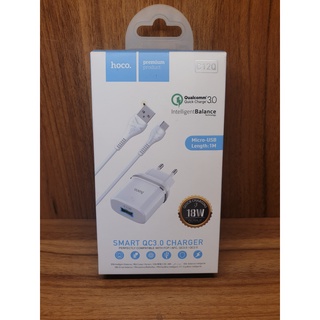 Bộ Sạc Hoco C12Q - Quick Charge 3.0 18W - Micro -USB