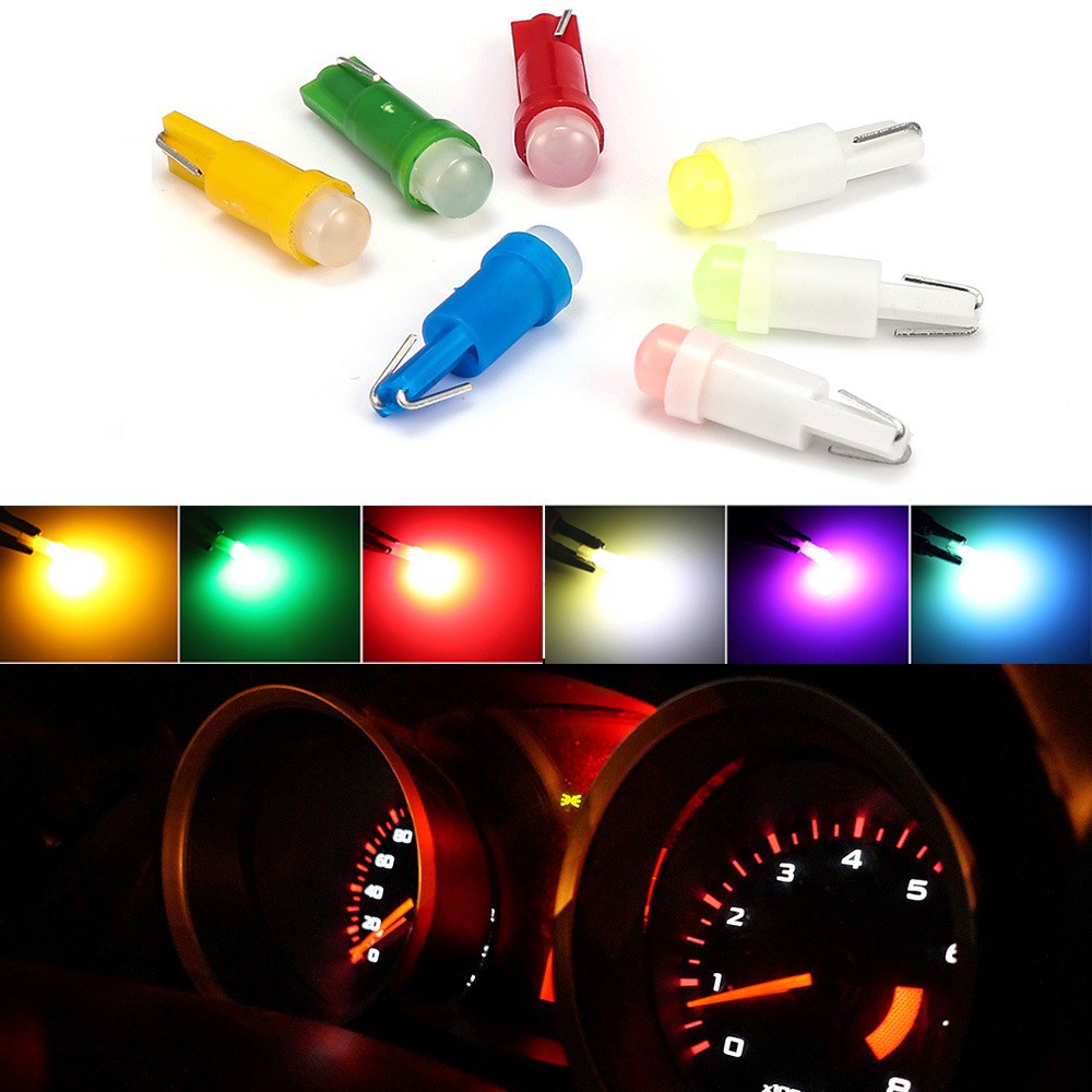 1 Bóng Đèn LED T5 1smd Cho Bảng Điều Khiển Xe Hơi