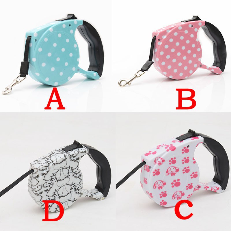 Dây đeo cổ chó tự động rút gọn