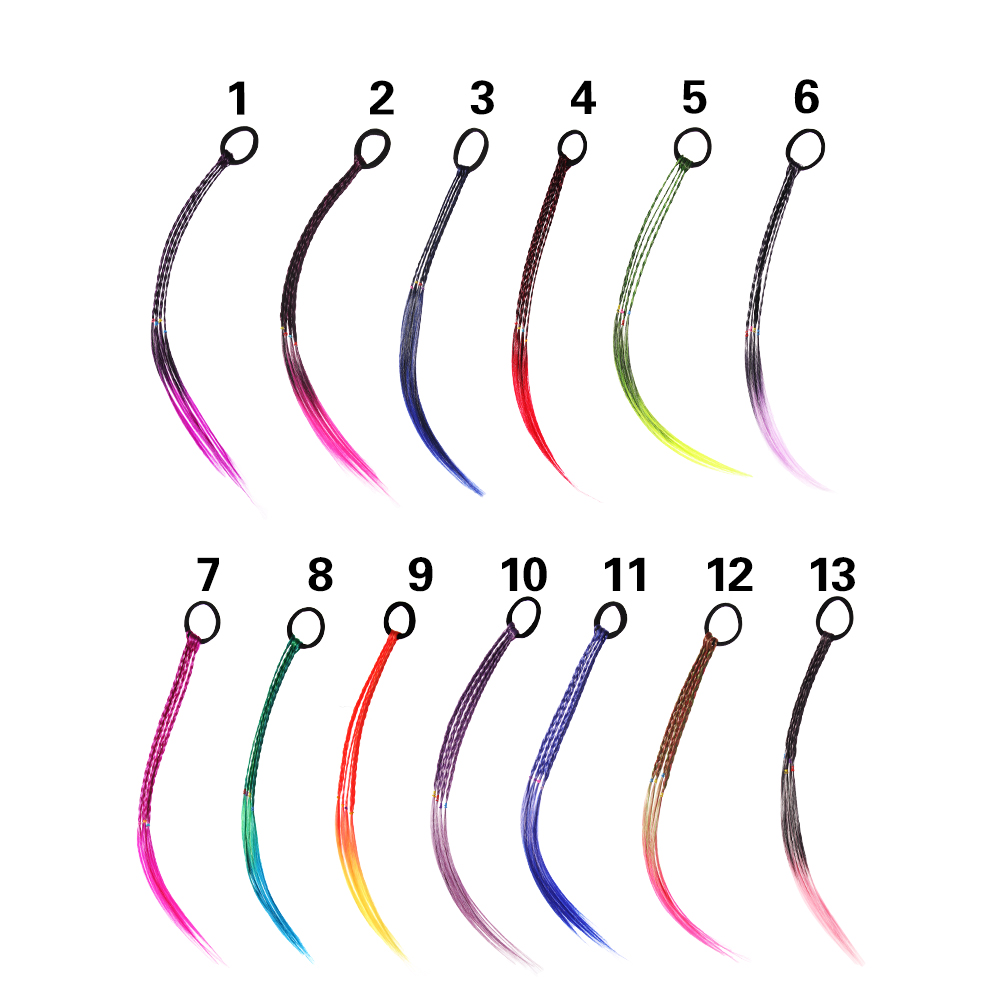 Dây Buộc Tóc Đuôi Ngựa Co Giãn Nhiều Màu Dễ Thương Thời Trang Cho Bé Gái