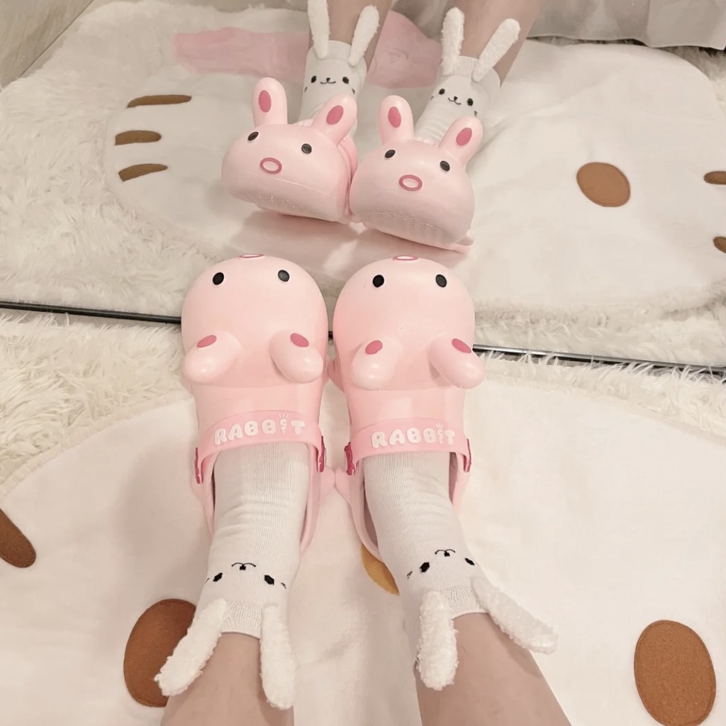 Dép Đế Mềm Chống Trượt Họa Tiết Hoạt Hình Phong Cách Hàn Quốc Thời Trang Mùa Hè Cho Bé