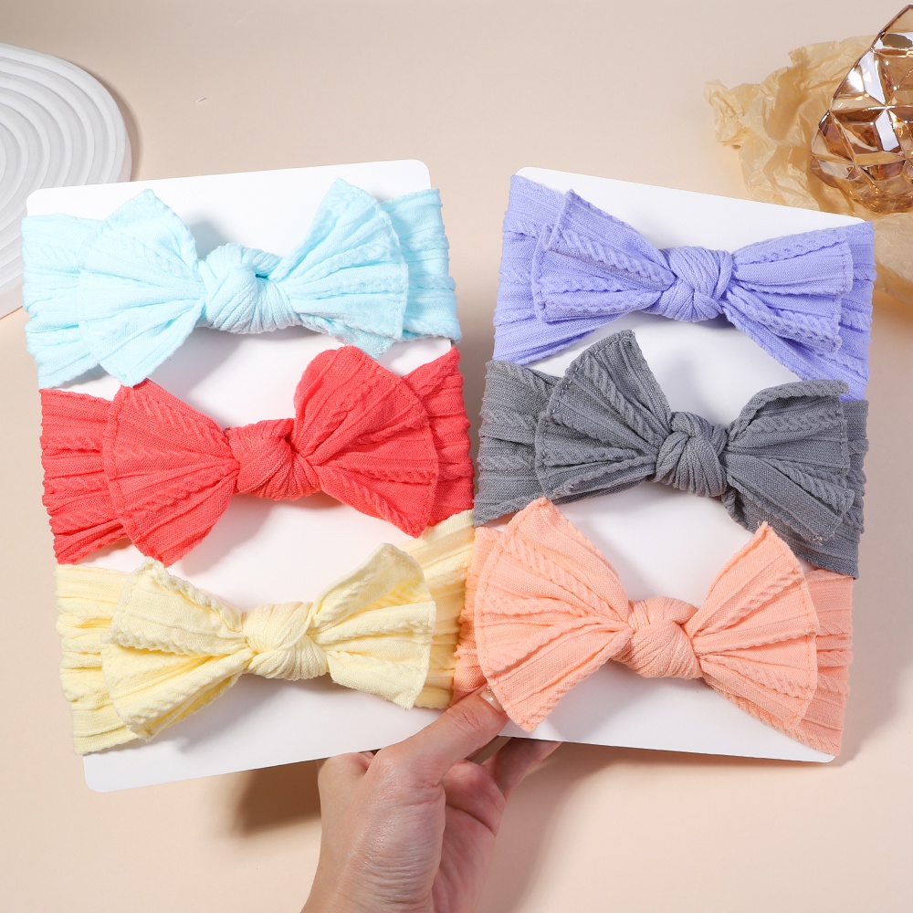 Set 3 băng đô KIDSBOWS trang trí nơ màu kẹo ngọt xinh xắn dành cho bé gái với nhiều kiểu tùy chọn
