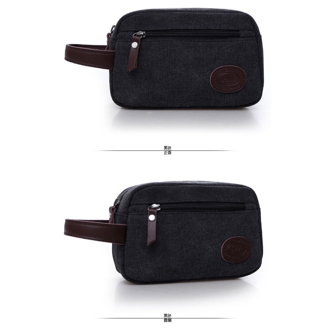 Ví Cầm Tay Bằng Vải Canvas Cỡ Lớn Thời Trang Cho Nam