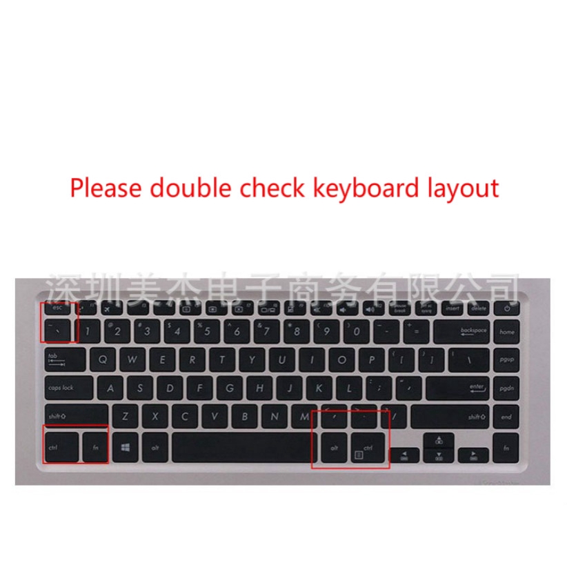Miếng Dán Bàn Phím Silicon Mềm Siêu Mỏng Cho Asus Zenbook Ux530Ux Ux530Uq 15.6inch