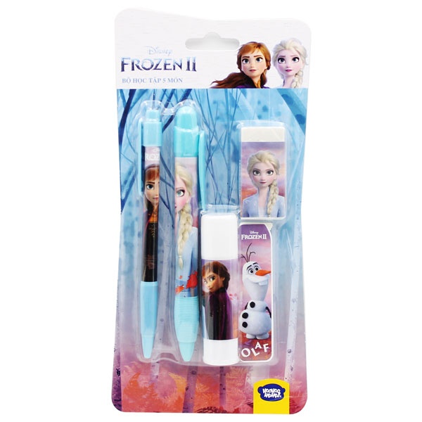 Bộ Dụng Cụ Học Tập 5 Món Disney Frozen - HooHooHaHa® VPH10-1304 - Thư Viện Đồ Chơi