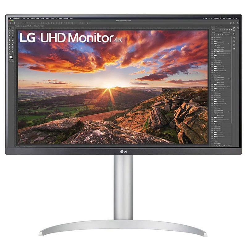 Màn Hình Máy Tính LG UHD 4K 27'' IPS VESA DisplayHDR™ 400 USB Type-C™ Chân đế linh hoạt 27UP850-W