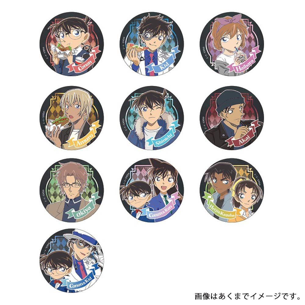 Huy hiệu IN HÌNH CONAN THÁM TỬ LỪNG DANH phụ kiện anime chibi xinh xắn