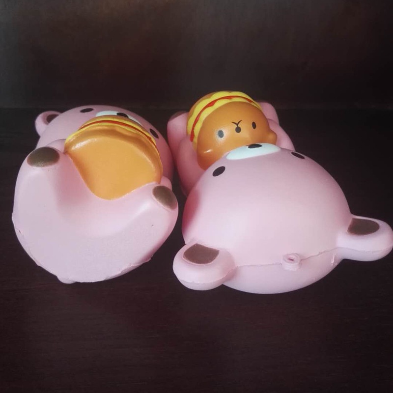 Squishy Lớn JUMBO Hình Gấu ôm bánh gấu nâu Đồ Chơi Xốp Giảm Stress Hình mềm mịn dễ Thương đàn hồi Cho Bé