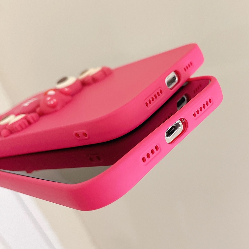 Ốp điện thoại gấu hồng cho iPhone 13Pro Max 13Pro 13 12ProMax 12Pro 12Mini 11 Pro Max IX Xs Max XR iPhone 7 8 Plus | BigBuy360 - bigbuy360.vn