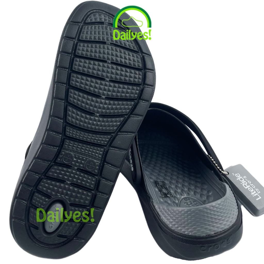 Sục Cross Literide Nam Nữ Màu Full Đen siêu êm, hàng xịn, full tag, hỗ trợ đổi trả - Cross Literide Dailyes