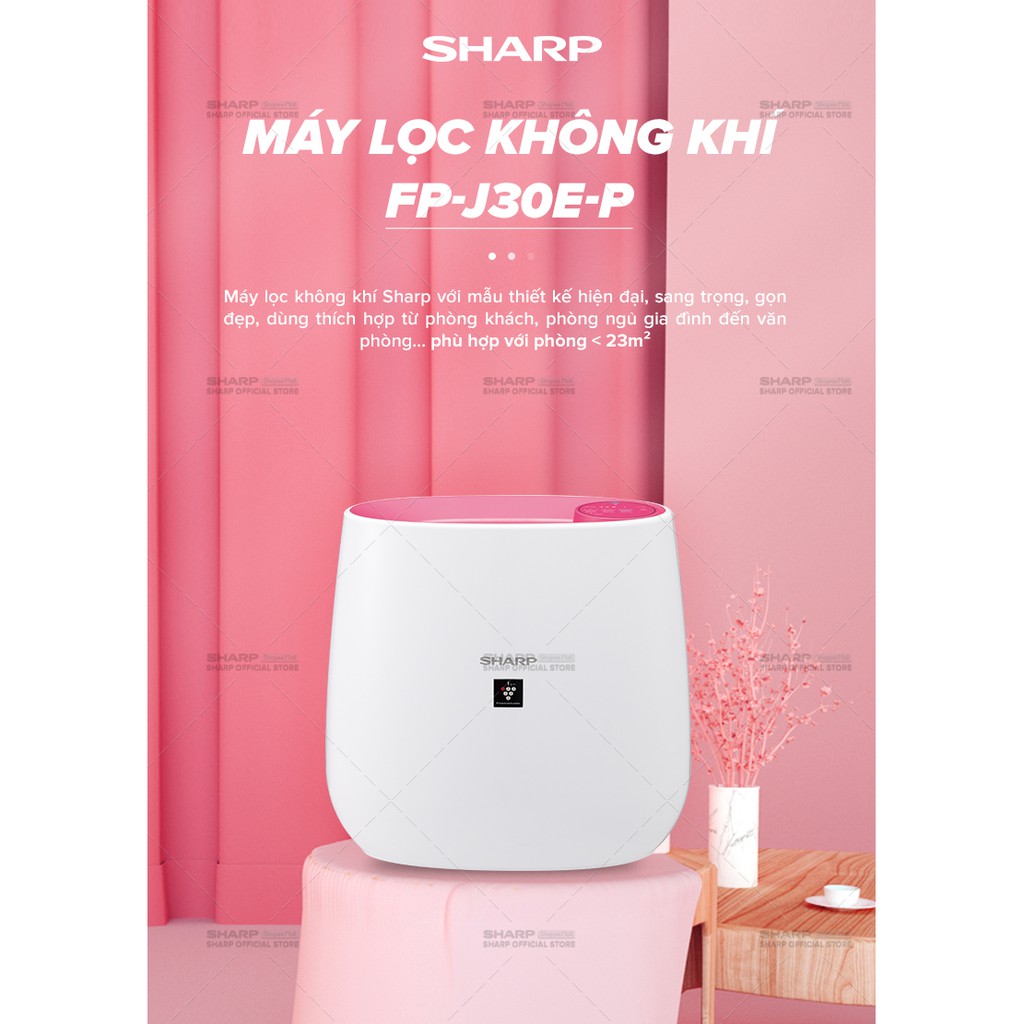 [Mã ELBAU10 giảm 10% đơn 500K]Máy Lọc Không Khí Sharp FP-J30E Hàng Thái Lan