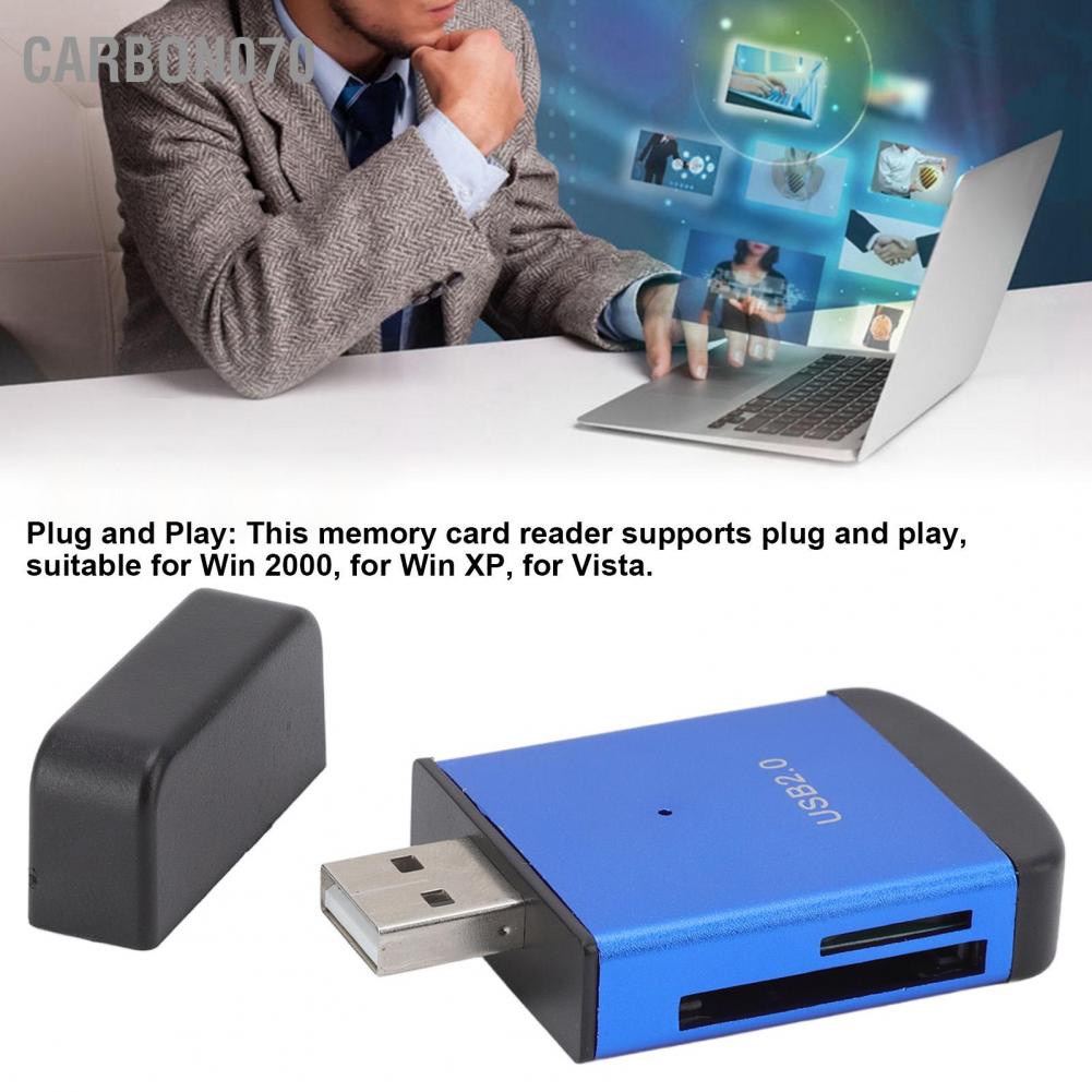 Đầu Đọc Thẻ Nhớ Đa Năng Usb 2.0 Maximum 480Mbps Bằng Hợp Kim Nhôm