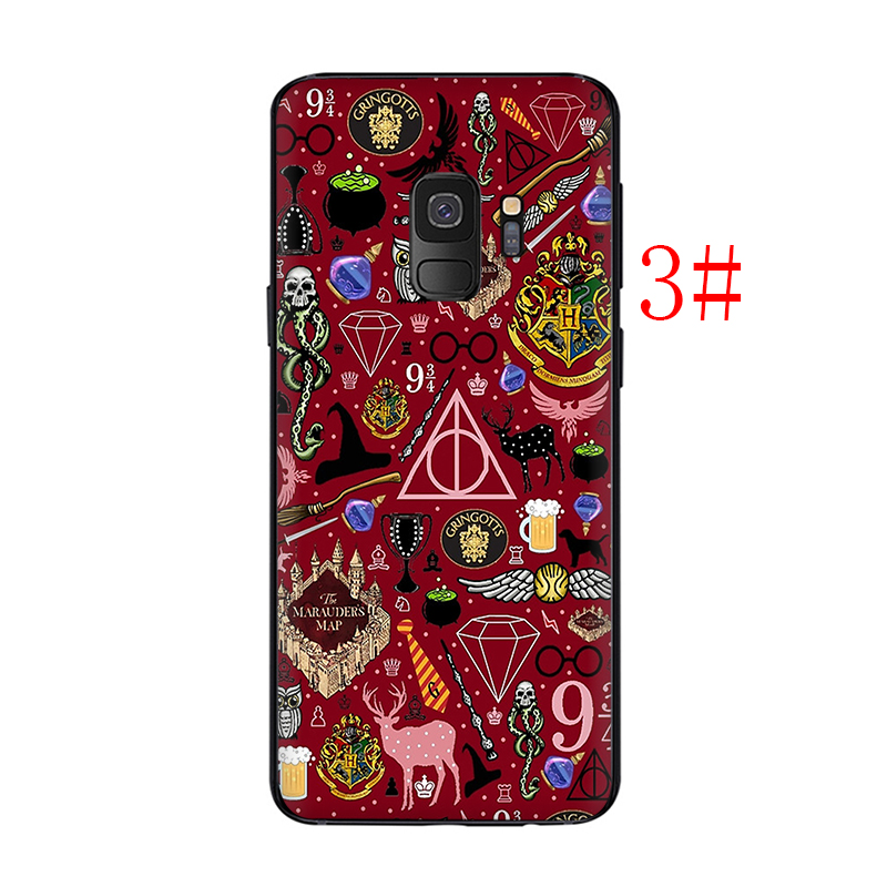 Ốp Lưng Silicone Họa Tiết Chủ Đề Harry Potter Độc Đáo Cho Samsung A5 2017 A6 A8 Plus A7 A9 2018 Note 8 9