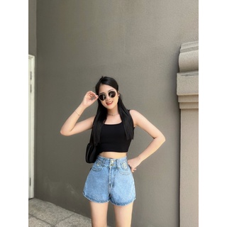 Quần jean short thêu kiểu