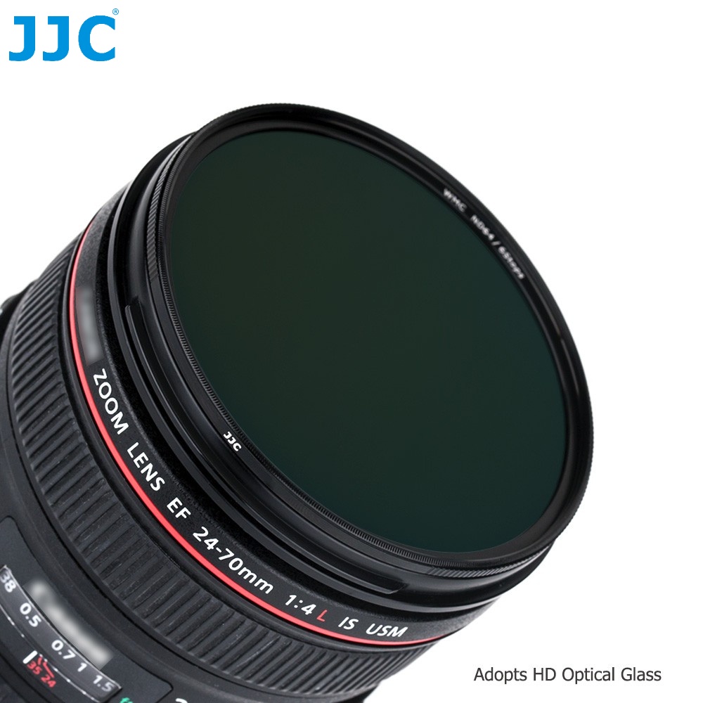 Bộ lọc ống kính máy ảnh JJC ND64 6 mức mật độ trung tính giảm phơi sáng 58-82mm cho loại không gương lật DSLR