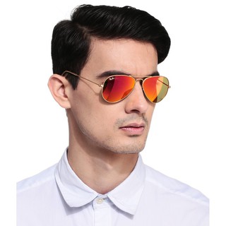 Kính Ray Ban tráng gương mầu vàng cam