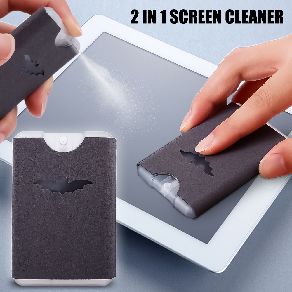 Bình Xịt Vệ Sinh Màn Hình Điện Thoại / Máy Tính 2 Trong 1 Tiện Dụng