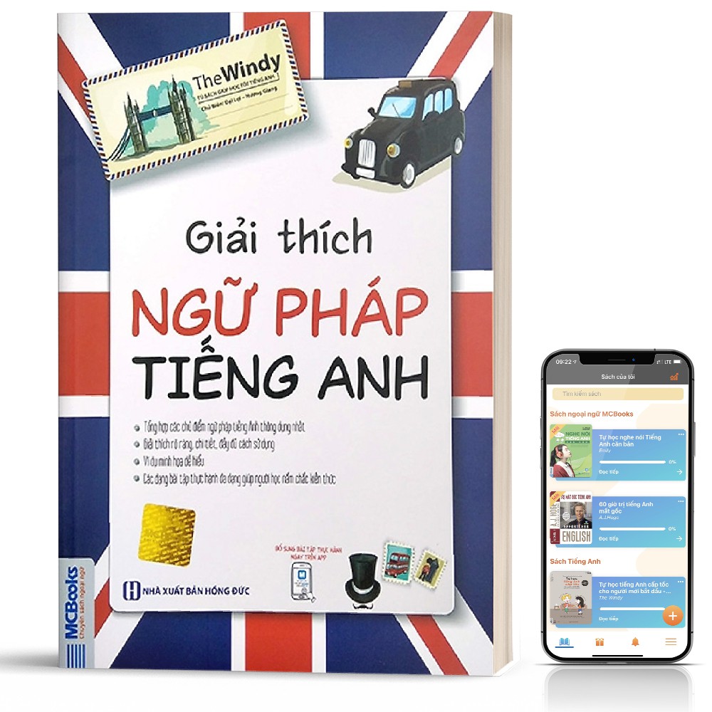 Sách - Giải Thích Ngữ Pháp Tiếng Anh Tái Bản 2020 Dành Cho Người Học Cơ Bản - Kèm App Học Online