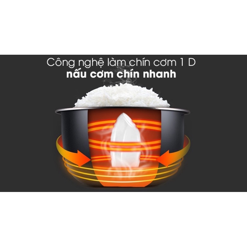 Nồi cơm điện Delites 1.5 lít NCR1502 hàng chính hãng %