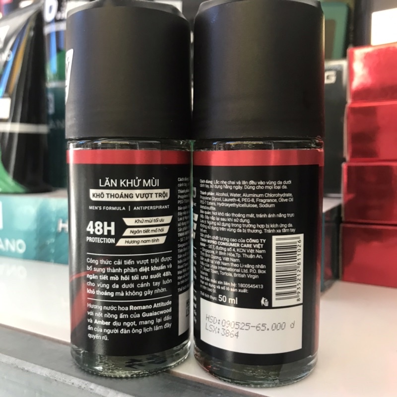 Lăn khử mùi Romano Atitude 50ml.