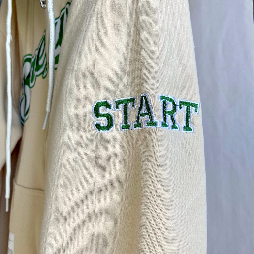 Áo khoác tay dài form rộng thêu chữ Brewers Tanazi Closet