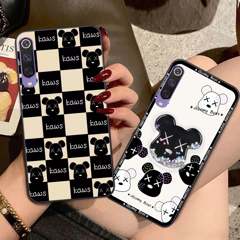 Ốp lưng Xiaomi Mi 9 / MI 9 SE trái tim họa tiết caro, mikey họa tiết beabrick kaws cute