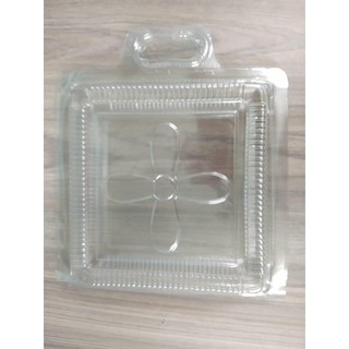  100 HỘP NHỰA ĐỰNG BÁNH MỨT LẠP XƯỞNG 1 KÝ CÓ QUAI XÁCH 20 X 20 X 5,5 CM 