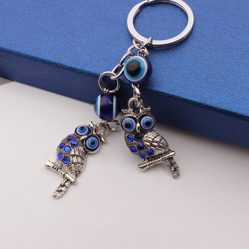 Chuông gió treo tường hình cú mèo may mắn