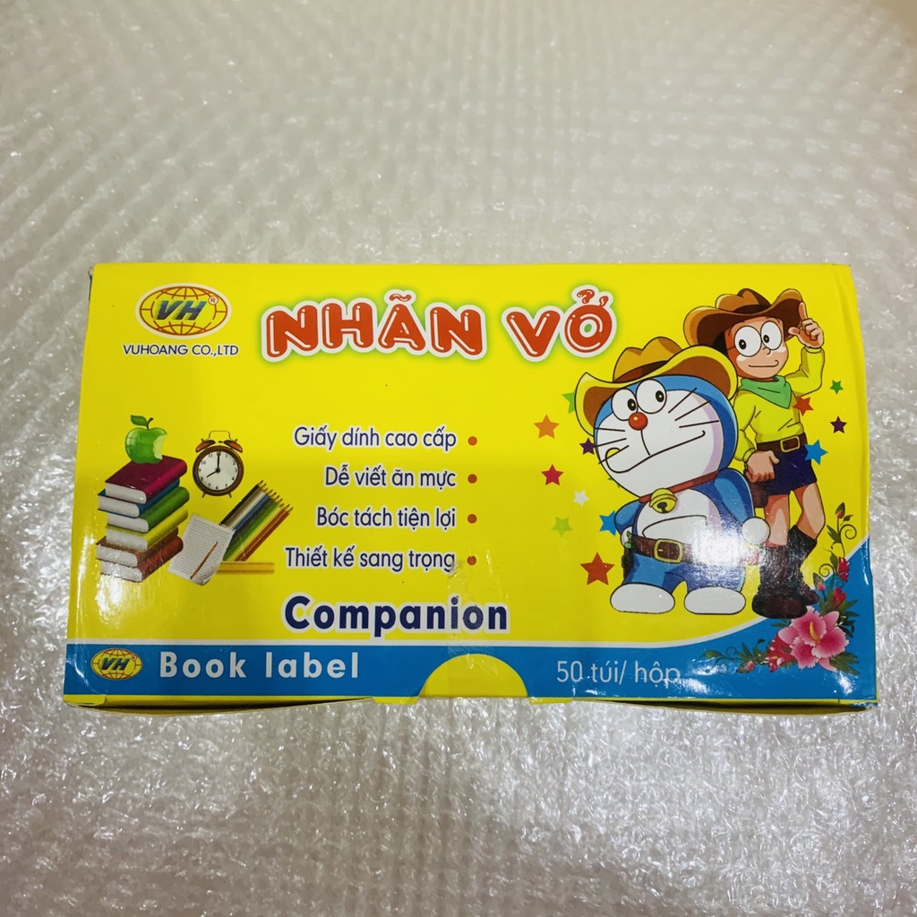 Nhãn vở có keo dán sẵn 120 cái