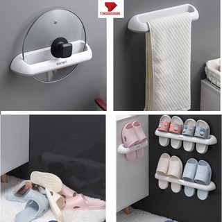 Kệ để giày dép OENON Hàn Quốc ,  Thanh Cài dép  , dán tường  & nhà tắm & mốc khăn & nấp nồi nhà bếp Thông Minh