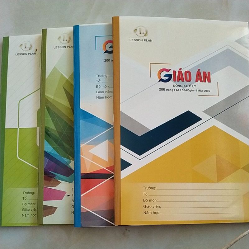 Giáo án ô ly Hải Tiến dày 200 Trang ( loại 4 ly)