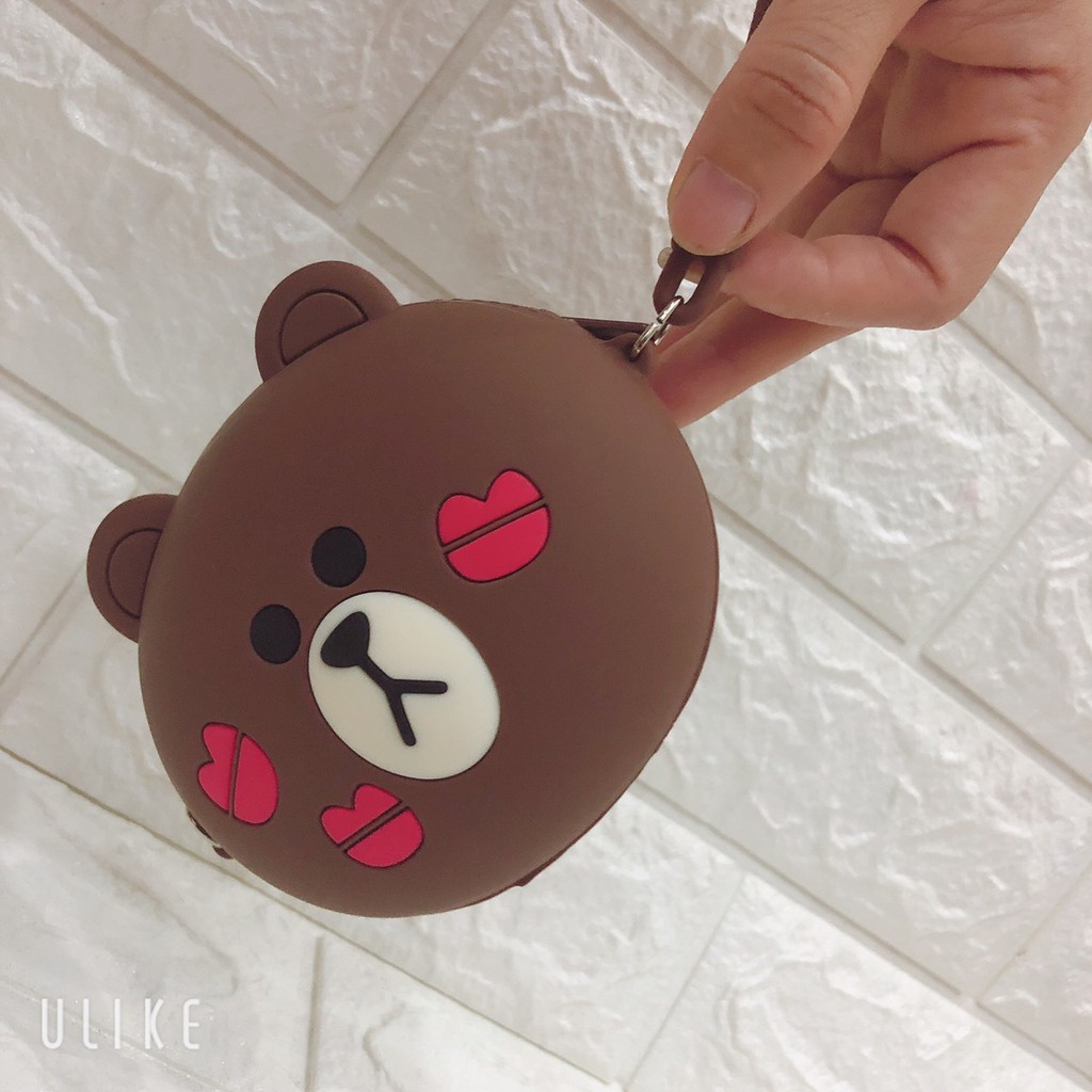 Túi Silicone Hình Động Vật Siêu Cute / cầm tay + đeo chéo/ Mới