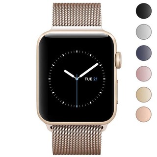 Dây đeo thép thay thế cho Apple Watch Size 44/42mm Series 6/5/4/3/2/1 ( Vàng ánh kim )