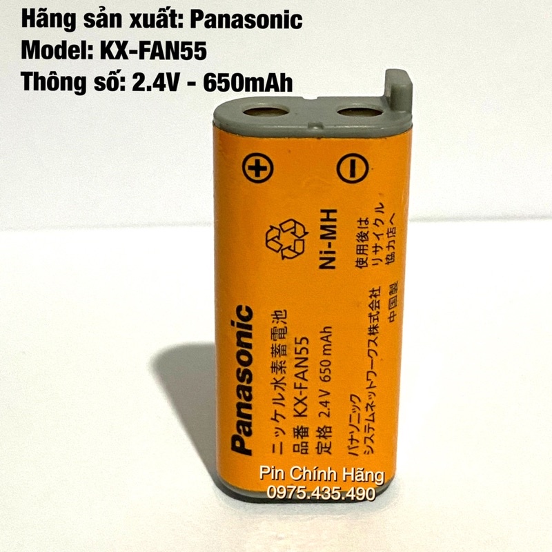 Pin Sạc Điện Thoại Panasonic KX FAN55 650 mah