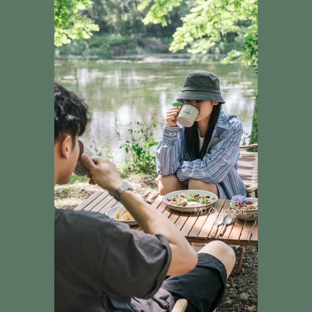 BÁT ĐĨA SỨ TRÁNG MEN NH20SJ030 NATUREHIKE DU LỊCH DÃ NGOẠI CẮM TRẠI CAMPING OUTDOOR CÂU CÁ LEO NÚI