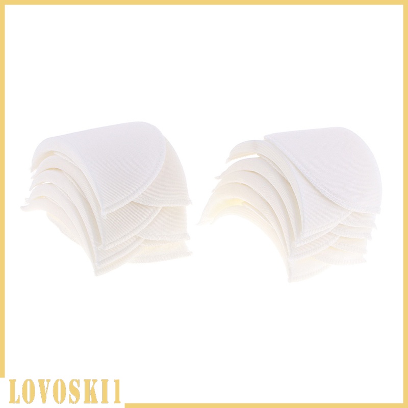 [LOVOSKI1]6 Pairs White Sponge Shoulder Pads for Women Men Unisex DIY