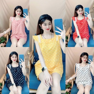 Đồ ngủ đùi nữ mẫu cánh tiên chất liệu lụa hàn freesize dưới 57kg