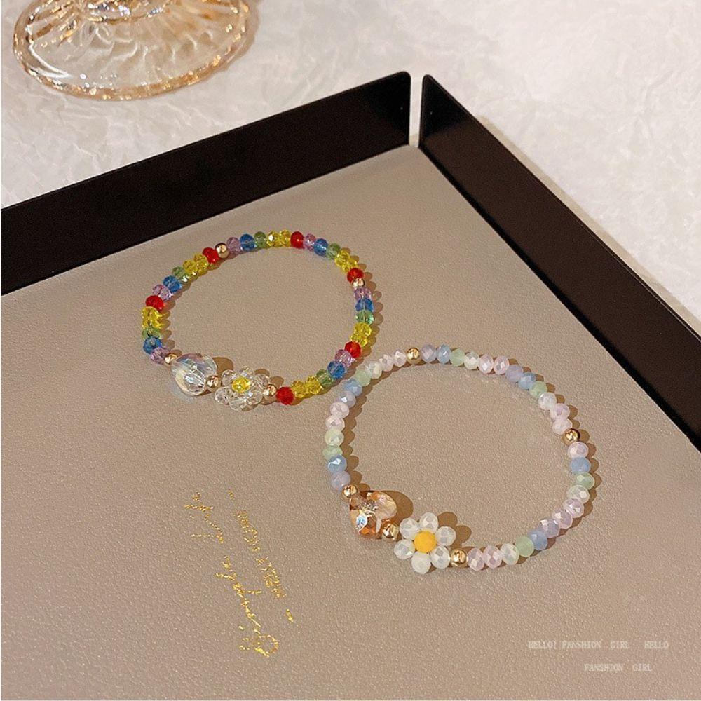 Vòng Đeo Tay Chuỗi Hạt Phối Hoa Thời Trang Cho Nữ|Trang Sức Nữ