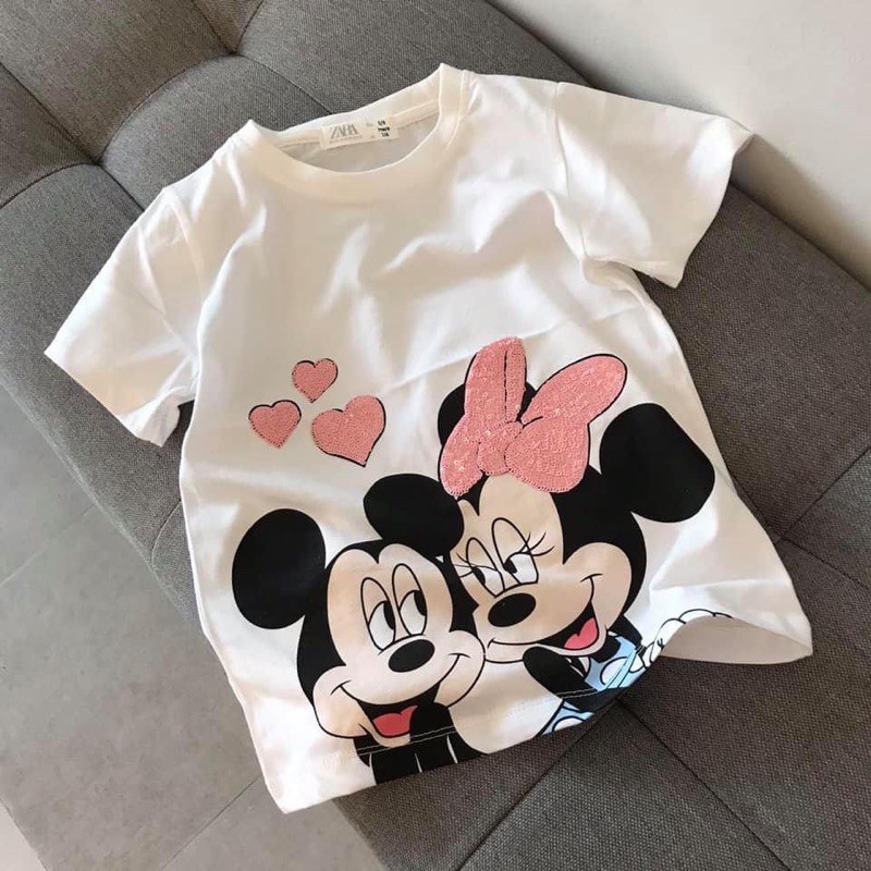 Áo micky biến hình bé gái 6-14y