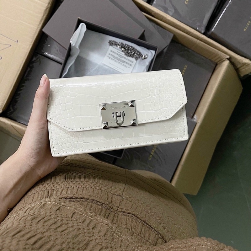 Túi xách cnk vân rắn ảnh thật + video