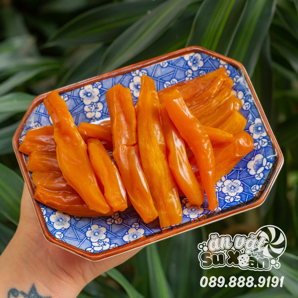 Khoai mật sấy dẻo Ăn Vặt Su Xoắn
