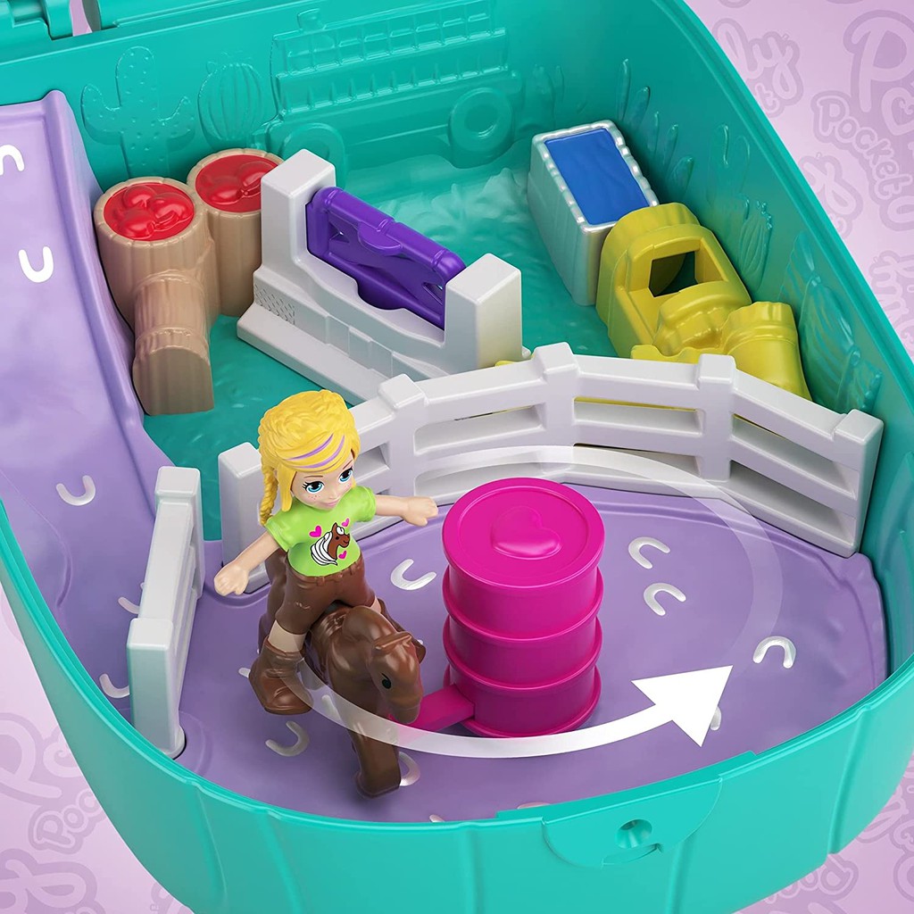 ĐỒ CHƠI POLLY POCKET - Cao bồi Polly Pocket và cây xương rồng trổ hoa - MÃ SP GKJ46/FRY35