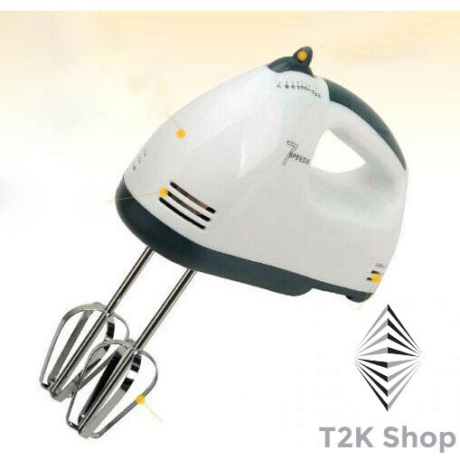 Máy Đánh Trứng Cầm Tay 7 Tốc Độ Công Suất 260W - Dụng cụ làm bánh BAKER MART