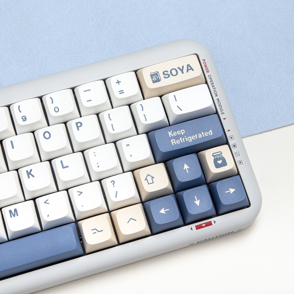 144 phím Soyamilk Keycaps XDA Profile PBT Dye Sub Bàn phím cơ Keycap