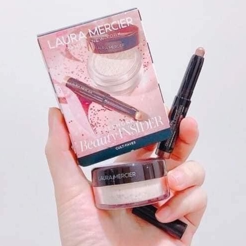 Phấn phủ Laura Mercier Sephora  kèm nhũ mắt,  chính hãng