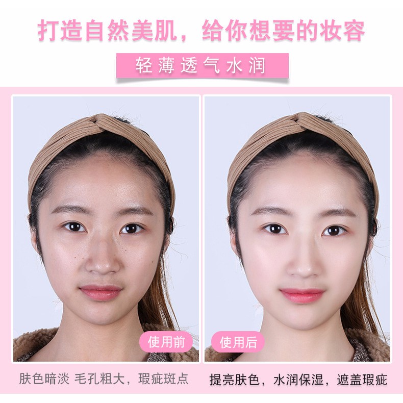 Ảnh thật ☘️ Phấn Nước BB Moiturising Cream Che Khuyết Điểm Kèm Dưỡng Ẩm Cao | BigBuy360 - bigbuy360.vn