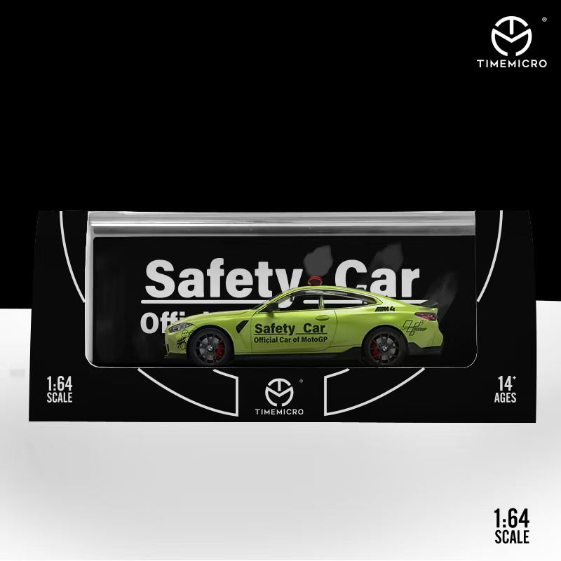 Mô hình ô tô BMW M4 G82 - Safety car 1/64 Time micro Dream