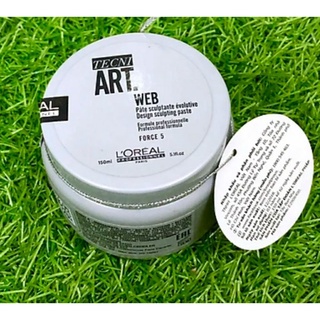 Sáp vỗ L'oreal Tecni Art Web Design sculpting paste Force 5 tạo kiểu tóc 150ml